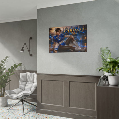 Gaming Wall Art Chun Li Poster Game Room Decor Gamer Gift Art Print