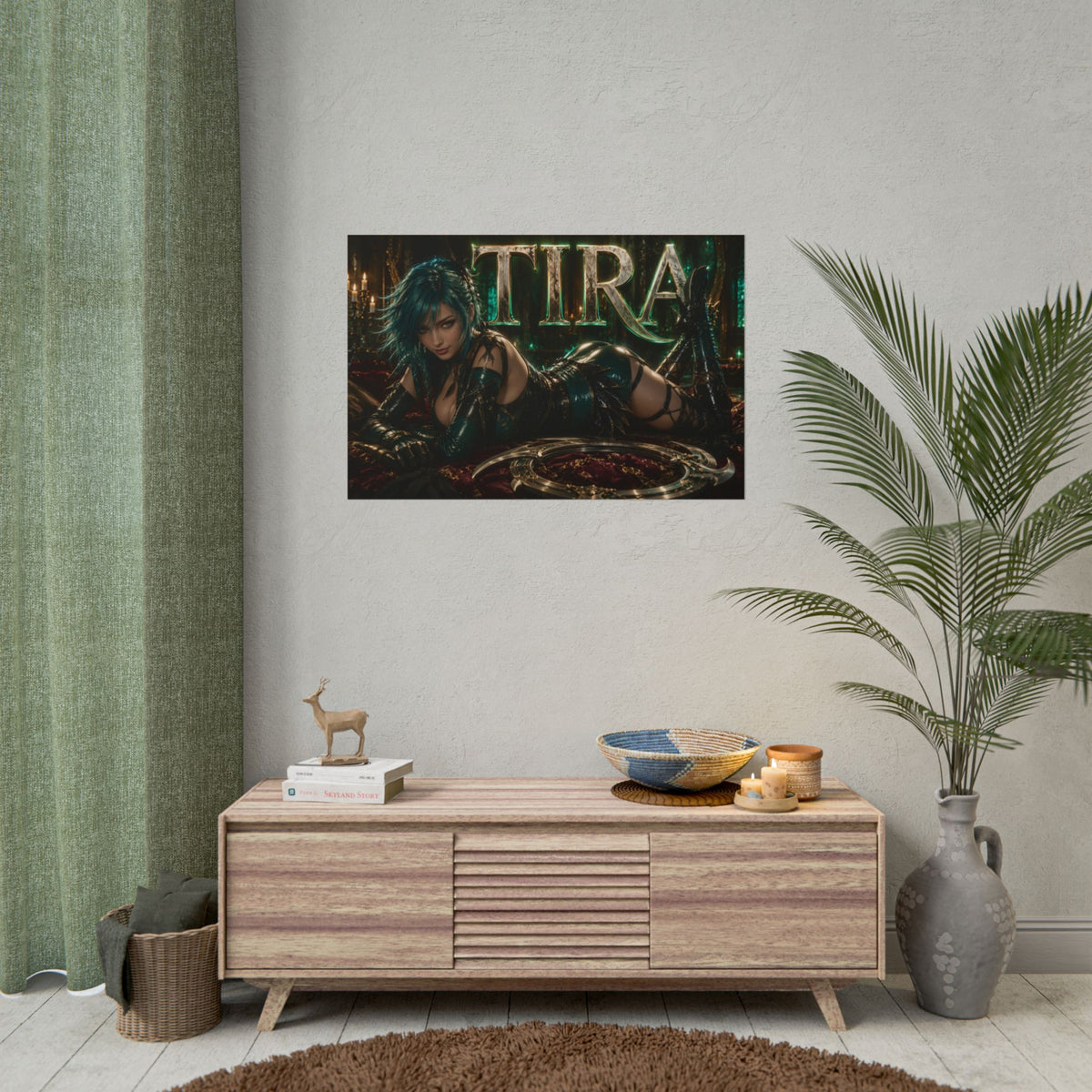 Gaming Wall Art Tira Soulcalibur Poster Game Room Decor Gamer Gift Print