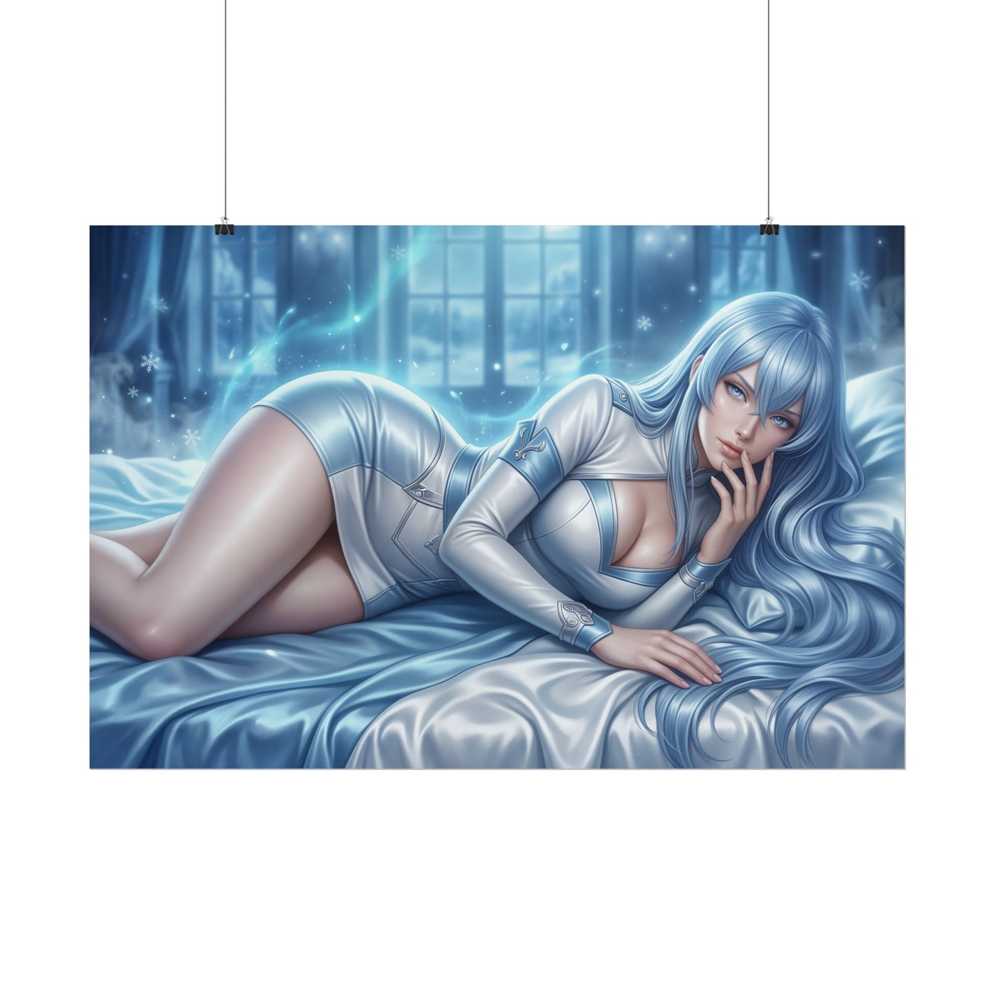 Esdeath Poster, Anime Wall Art, Fantasy Anime Print, Room Decor