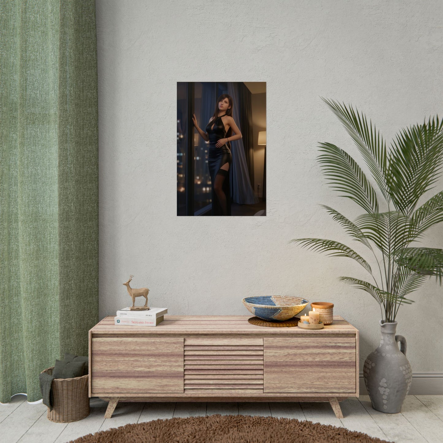 Tifa Lockhart Poster – Final Fantasy Wall Art Print, Classic RPG Decor