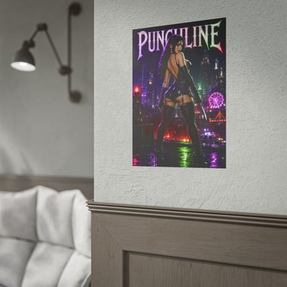 Comic Wall Art Punchline Poster Heroine Room Decor Collectible Character Print