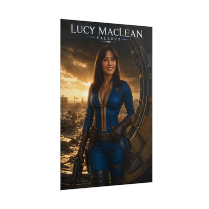 Lucy Fallout Poster, Fallout Wall Art, Gaming Print, Post Apocalyptic Decor