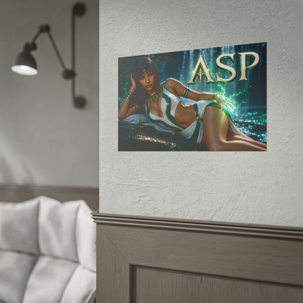 ASP Character Poster Comic Style Wall Decor Bedroom Collector Gift