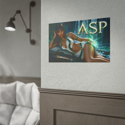 ASP Character Poster Comic Style Wall Decor Bedroom Collector Gift