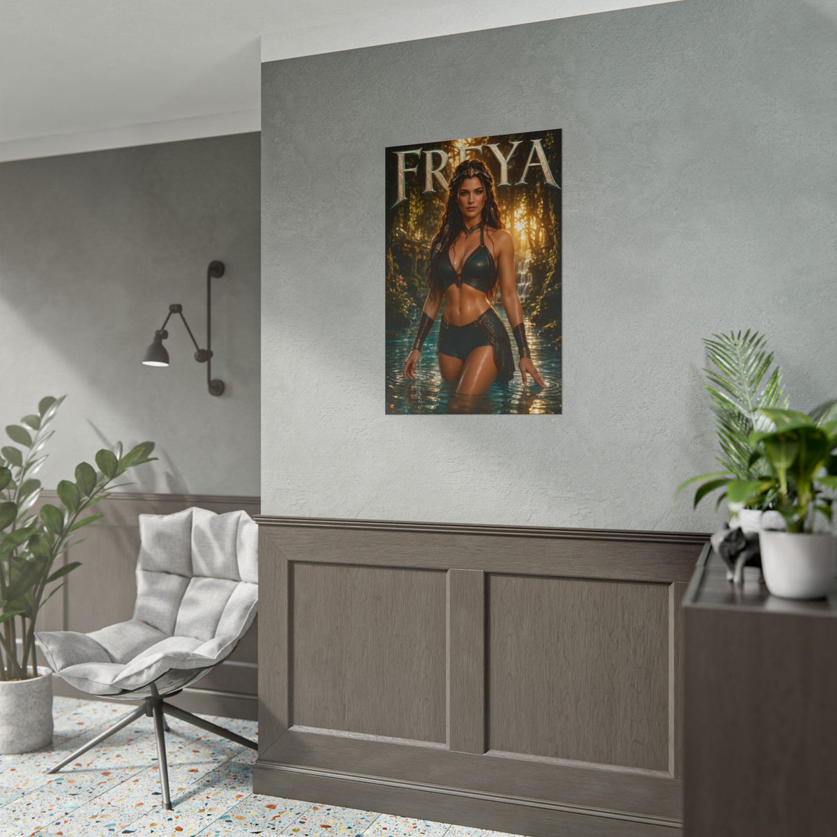 Freya Fantasy Poster Character Wall Art Bedroom Decor Collectible Print