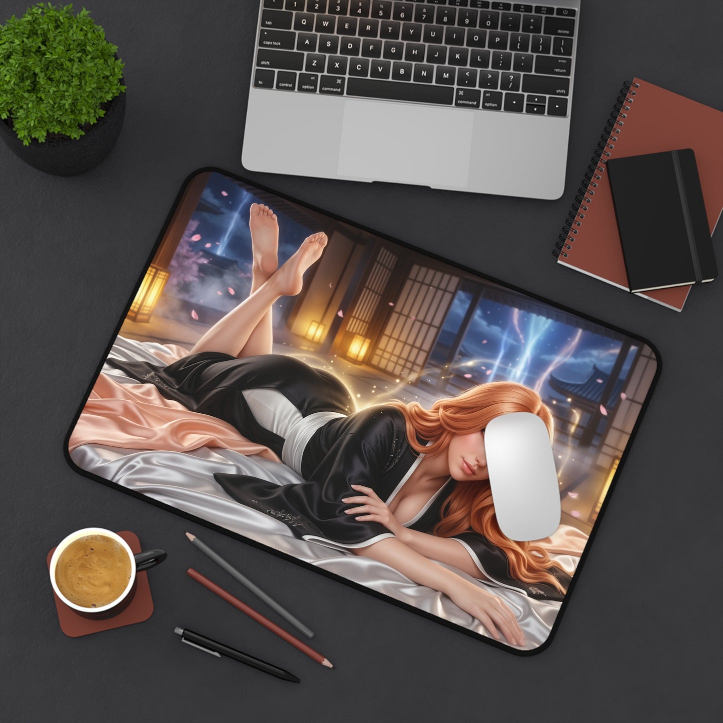 Bleach Mouse Pad, Rangiku Desk Mat, Anime Decor XXL