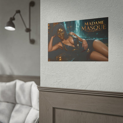 Madame Masque Comic Poster Character Wall Art Collector Room Decor Art Print