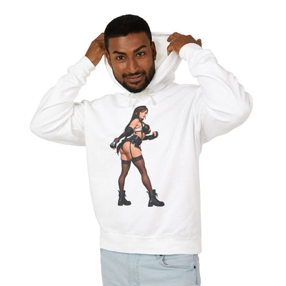 Худі з Тіфою Локхарт | Худі з FF Heroine | Пуловер з аніме-дівчиною-винищувачем