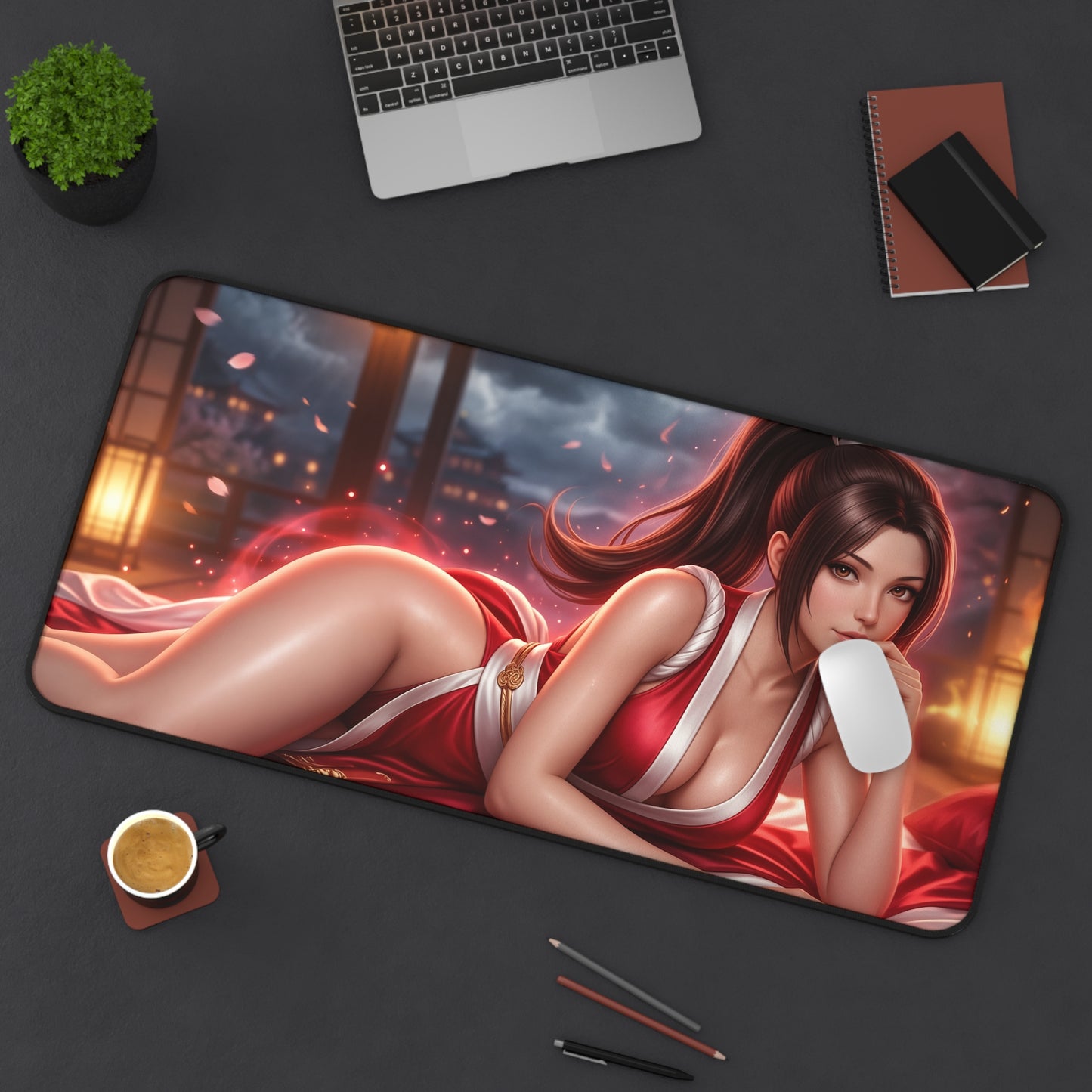King of Fighters Mouse Pad, Mai Desk Mat, Gamer Gift XXL