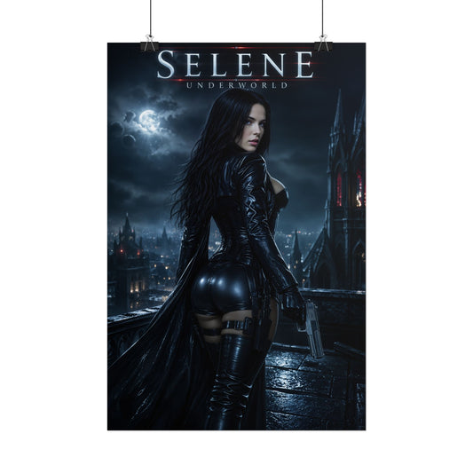 Selene Underworld Gothic Vampire Character Gothic Poster Gaming Room Wall Decor Print