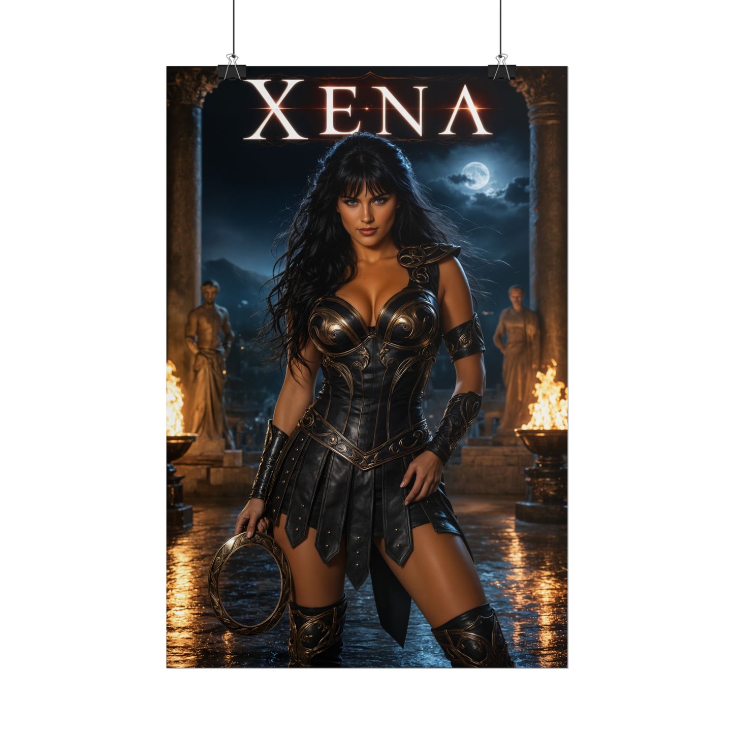 Xena Warrior Princess Fantasy TV Series Poster Wall Art Print