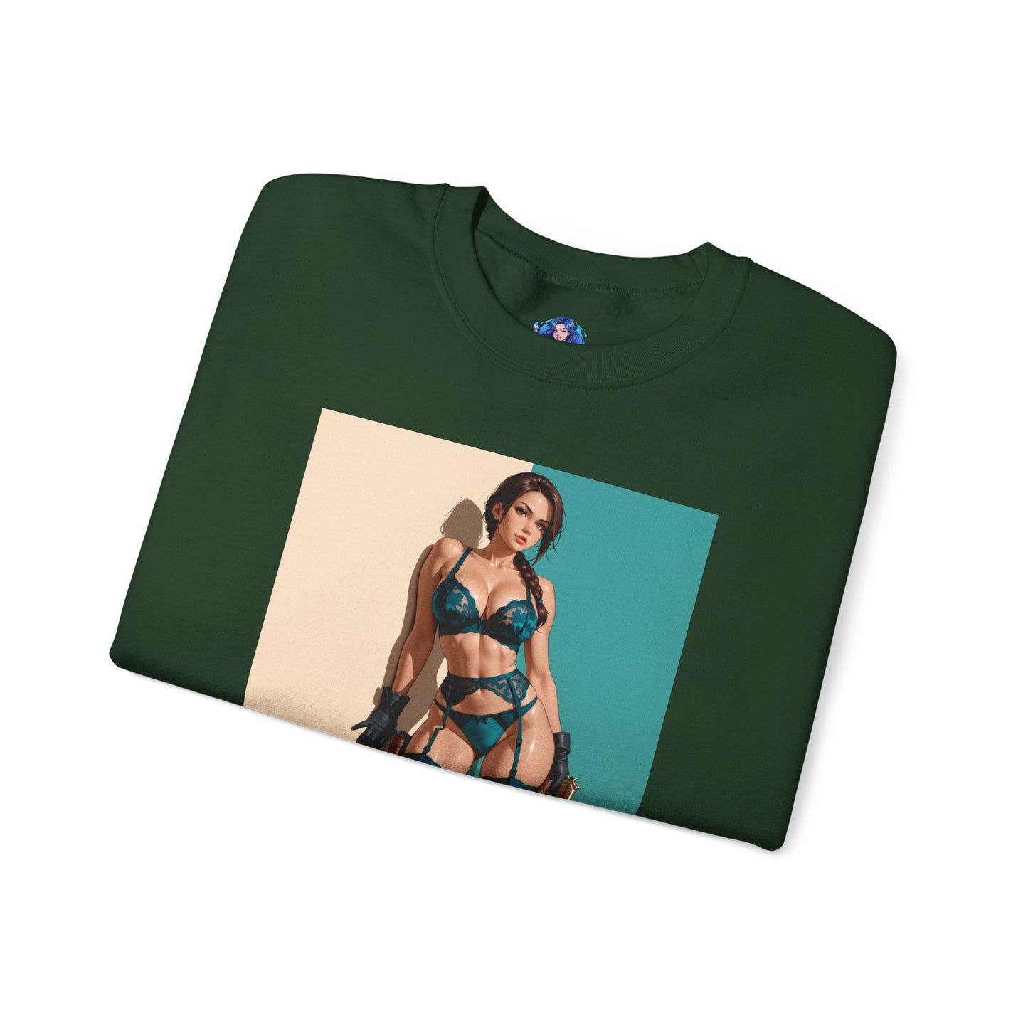 Толстовка Lara Croft, футболка з круглим вирізом Adventure Icon, ігровий одяг для щоденного носіння