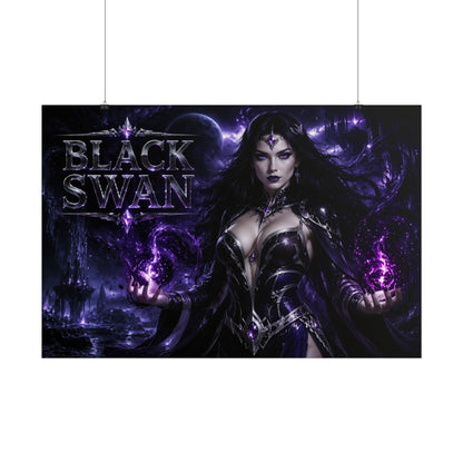 Manga Style Wall Art Black Swan Honkai Star Rail Anime Poster Bedroom Room Decor