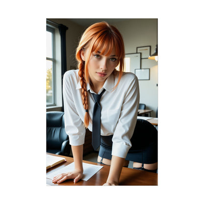 Makima Poster – Iconic Anime Heroine Wall Art for Bedroom or Office Decor