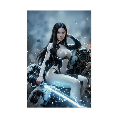 EVE Stellar Blade Poster, Stellar Blade Wall Art Print, Sci Fi Game Girl Decor, Gaming Room Wall Art, Gamer Gift