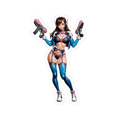 D.Va-Aufkleber – Mecha-Gamer-Vinylaufkleber für Laptops, Notizbücher &amp; Zubehör