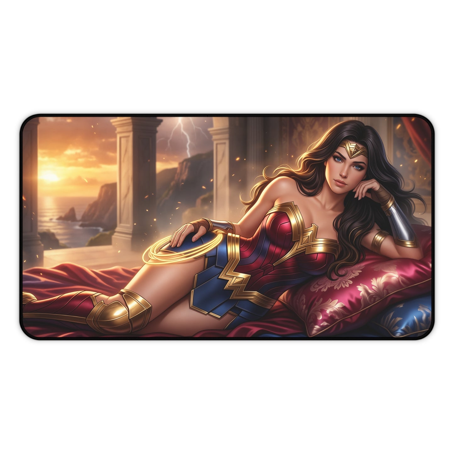 DC Comics Mouse Pad, Wonder Woman Desk Mat, Large Pad