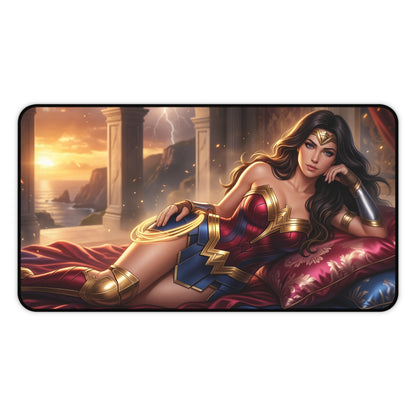 DC Comics Mouse Pad, Wonder Woman Desk Mat, Large Pad