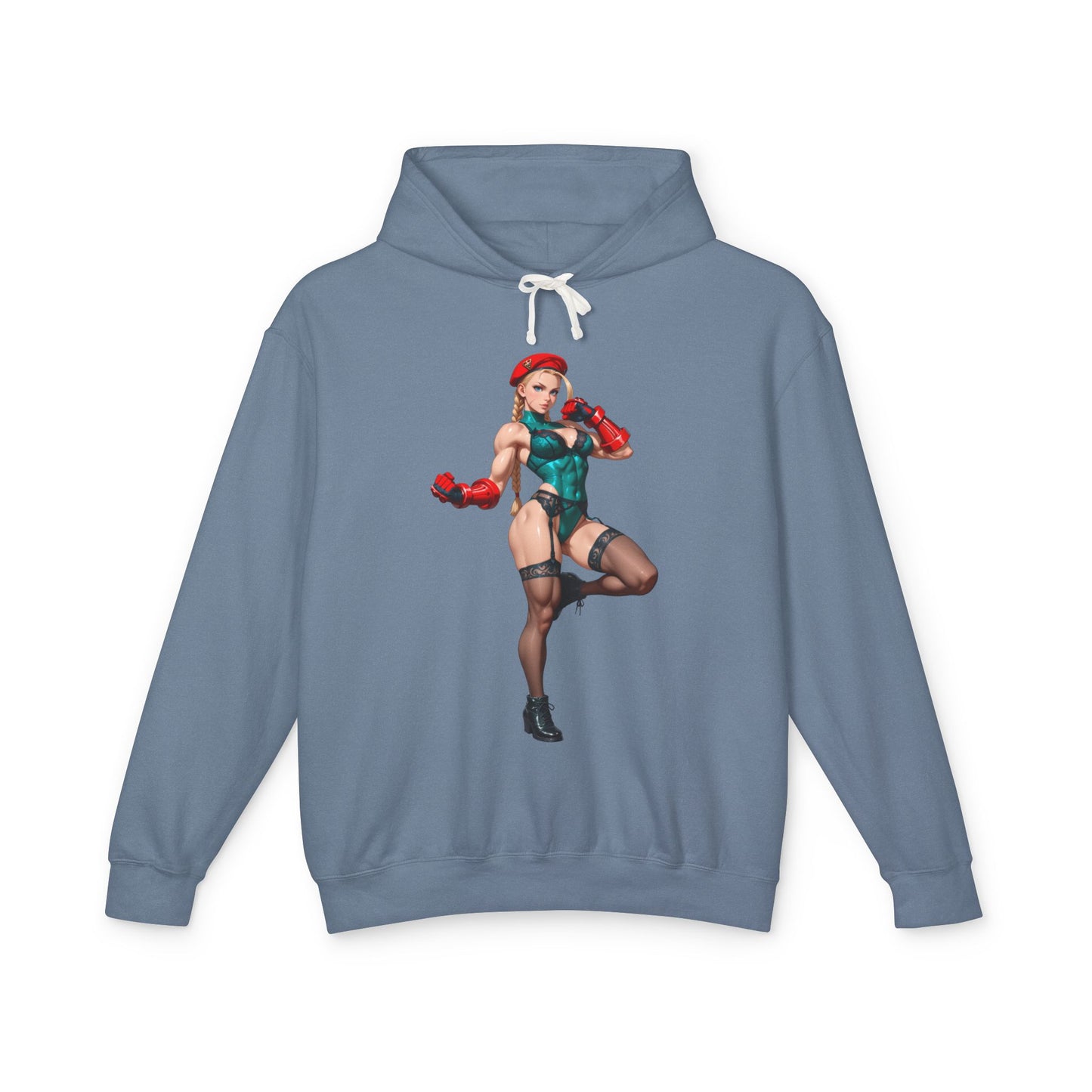 Cammy White Hoodie | Street Fighter Gamer Hoodie | Anime Waifu Grafik-Pullover