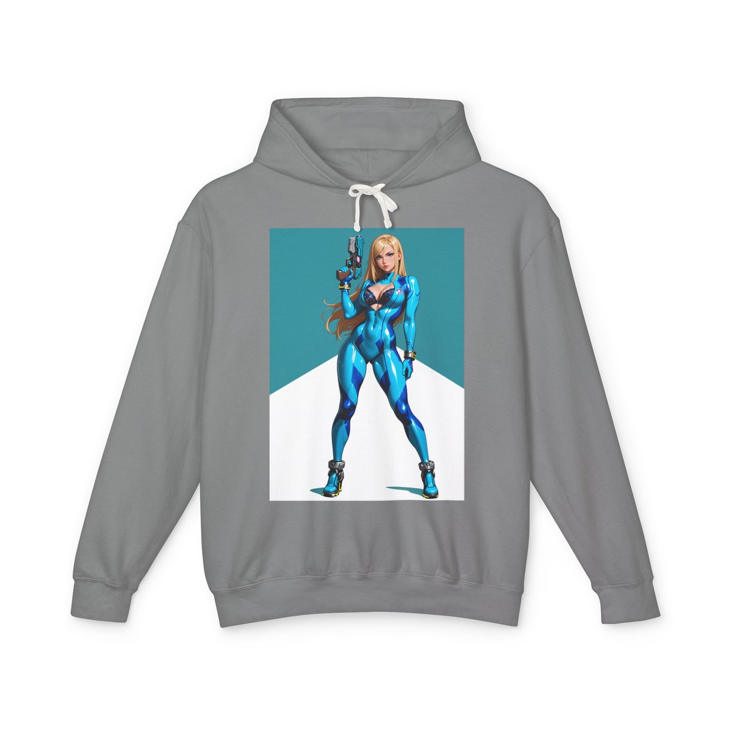 Худі Самус Аран | Худі з науково-фантастичною мисливицею | Пуловер з аніме-бронею