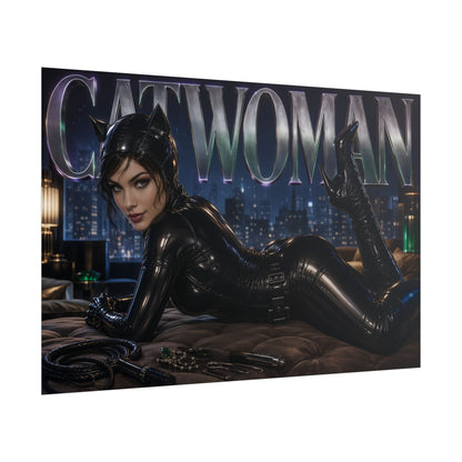 Catwoman Batman Poster Comic Wall Art Hero Room Decor Collectible Print