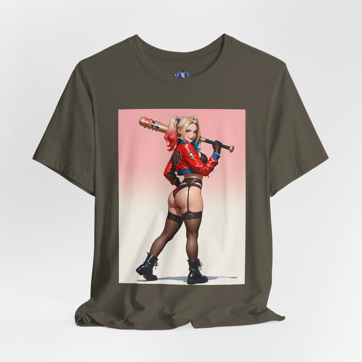 Harley Quinn T-Shirt | DC Comics Waifu-Shirt für Gamer &amp; Fans | Sexy Clown-Girl-Shirt