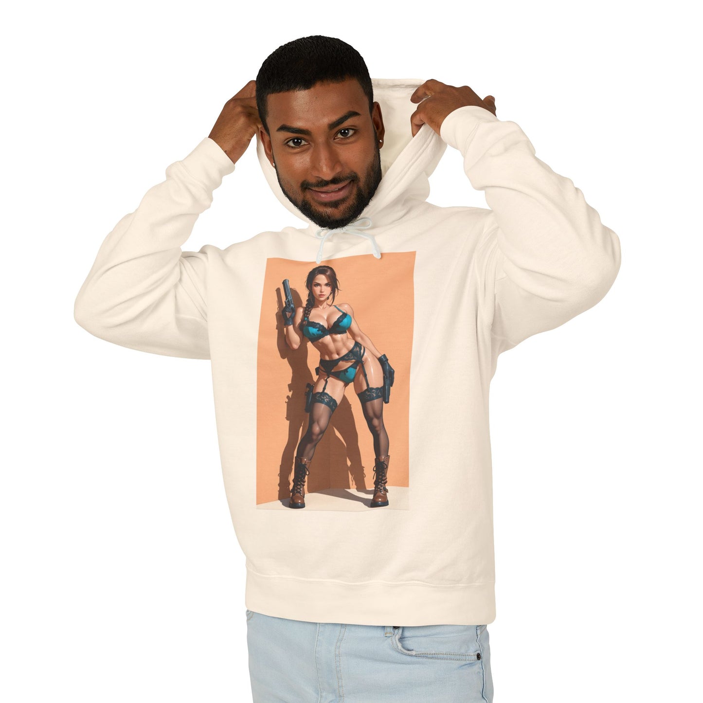 Худі з Ларою Крофт | Худі з Толстовкою Розкрадачки гробниць | Пуловер для героїнь пригод