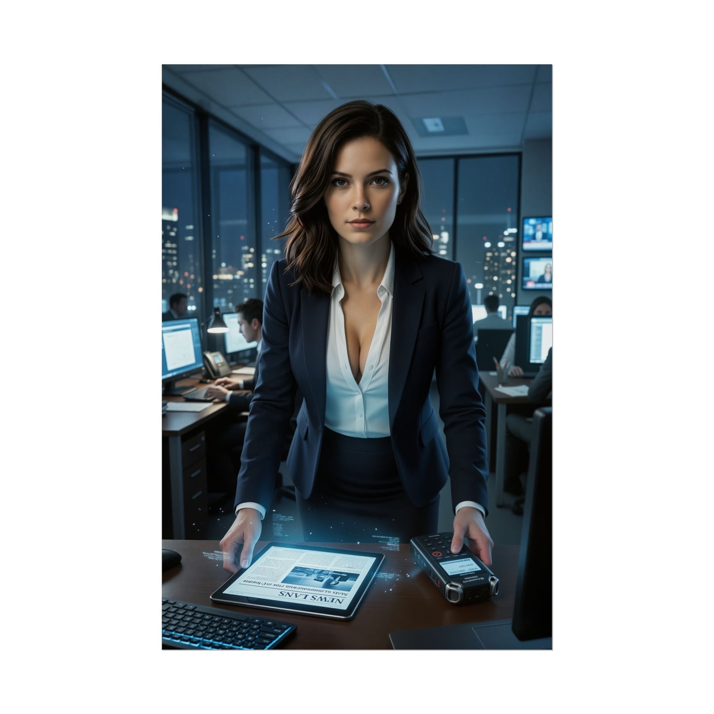 Lois Lane Poster, DC Comics Wall Art Print, Reporter Woman Decor, Comic Character Wall Art, Gift for Fan