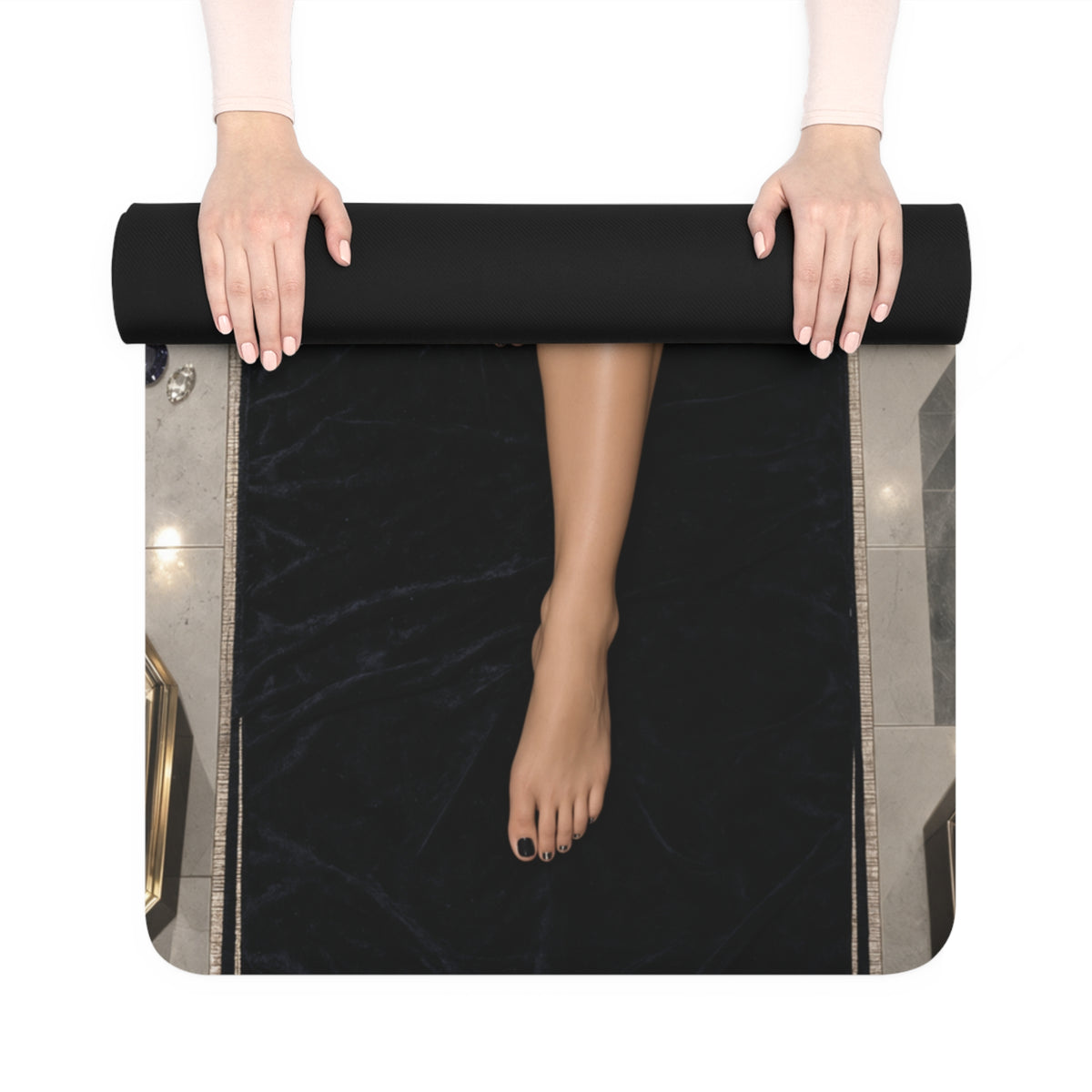 Catwoman Fitness Exercise Mat Non Slip Yoga Workout 24x72