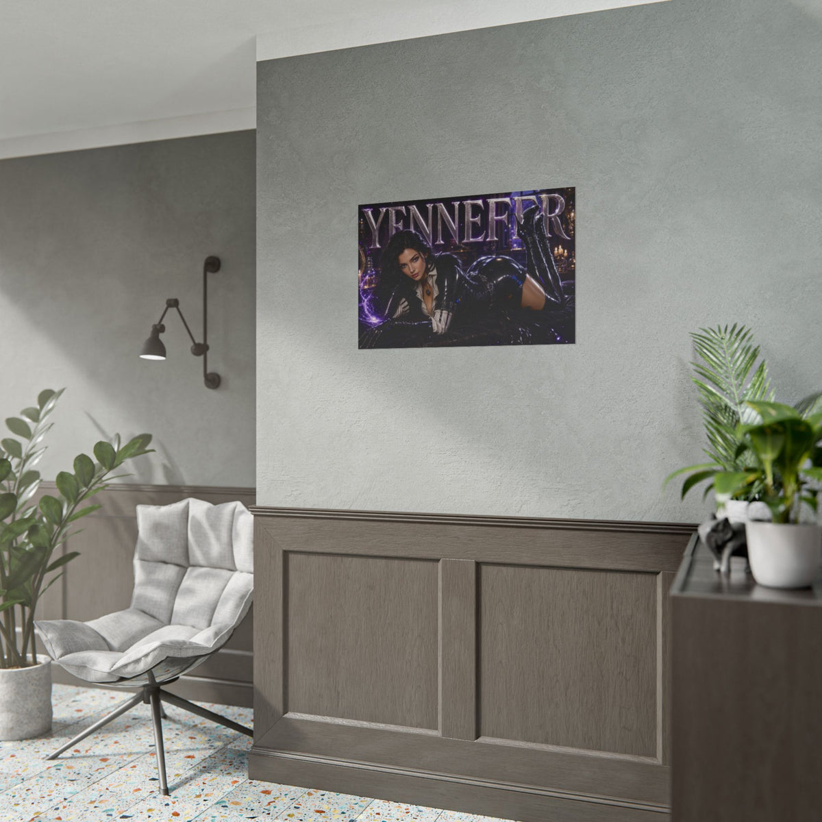 Yennefer of Vengerberg Poster The Witcher Gaming Wall Art Character Room Decor