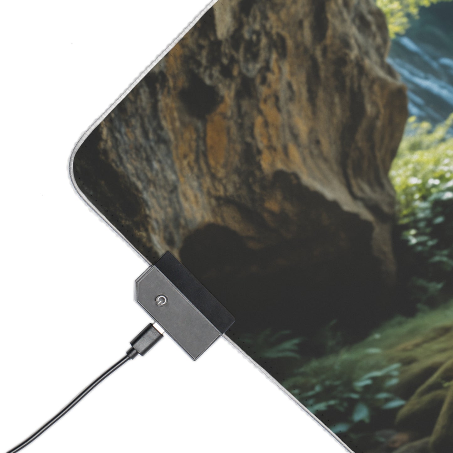 Килимок для столу Nami – світлодіодний RGB-підкладка, елегантний ігровий комплект із зображенням дівчини з аніме Вайфу