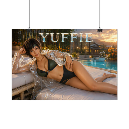 Yuffie Kisaragi Gaming Poster Wall Art Gamer Room Decor Collectible Print