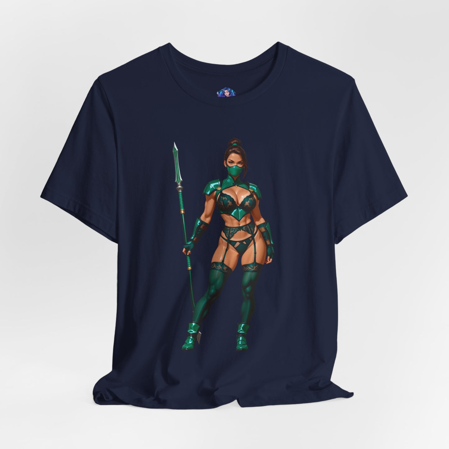 Jade T-Shirt | Mortal Kombat Grafik-T-Shirt für Gamer &amp; Anime-Fans | Krieger-Waifu-Shirt