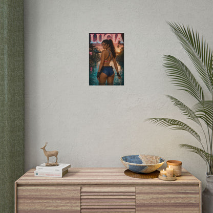 Game Room Decor Lucia Wall Art Poster Collectible Character Print