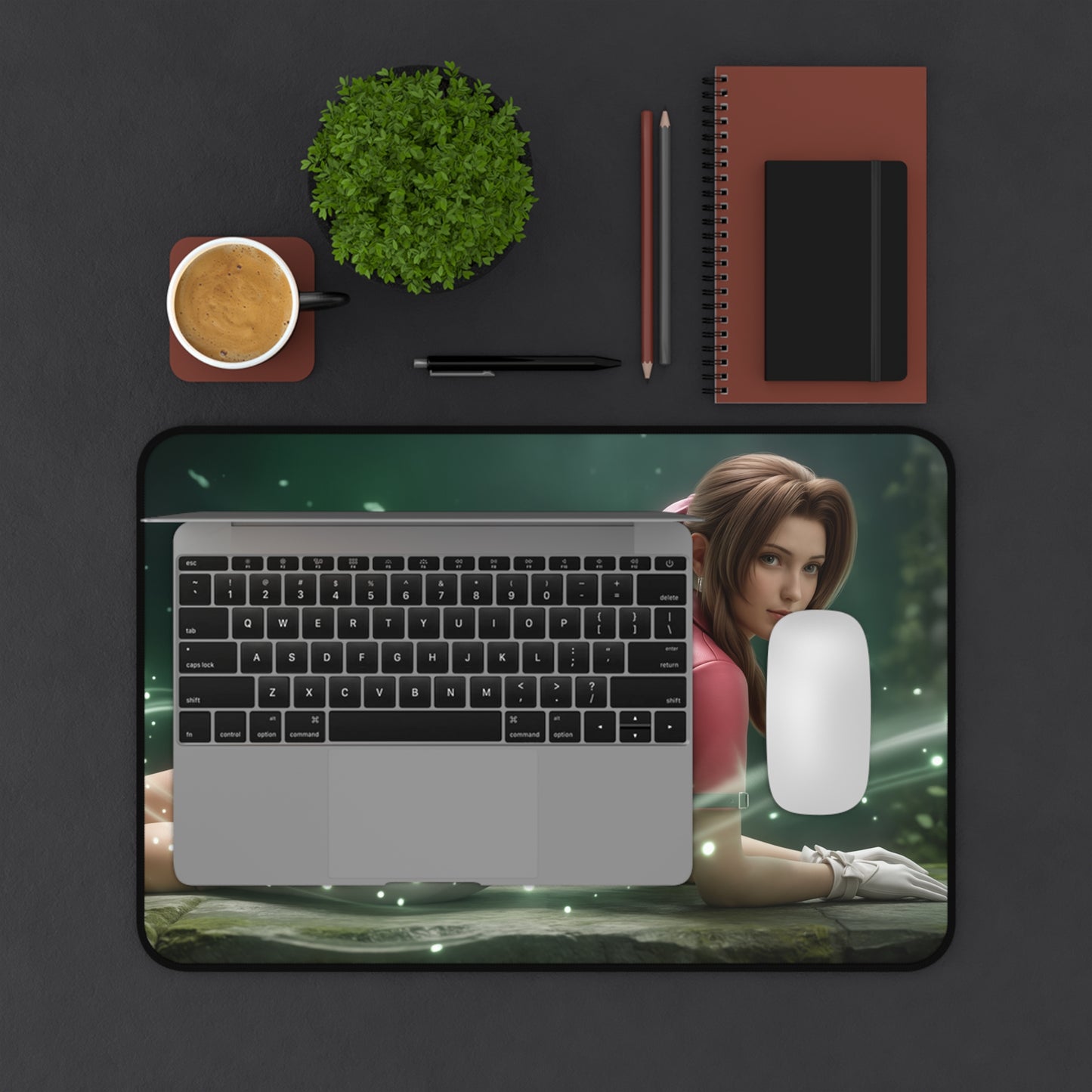 Final Fantasy Mouse Pad, Aerith Desk Mat, Gamer Gift