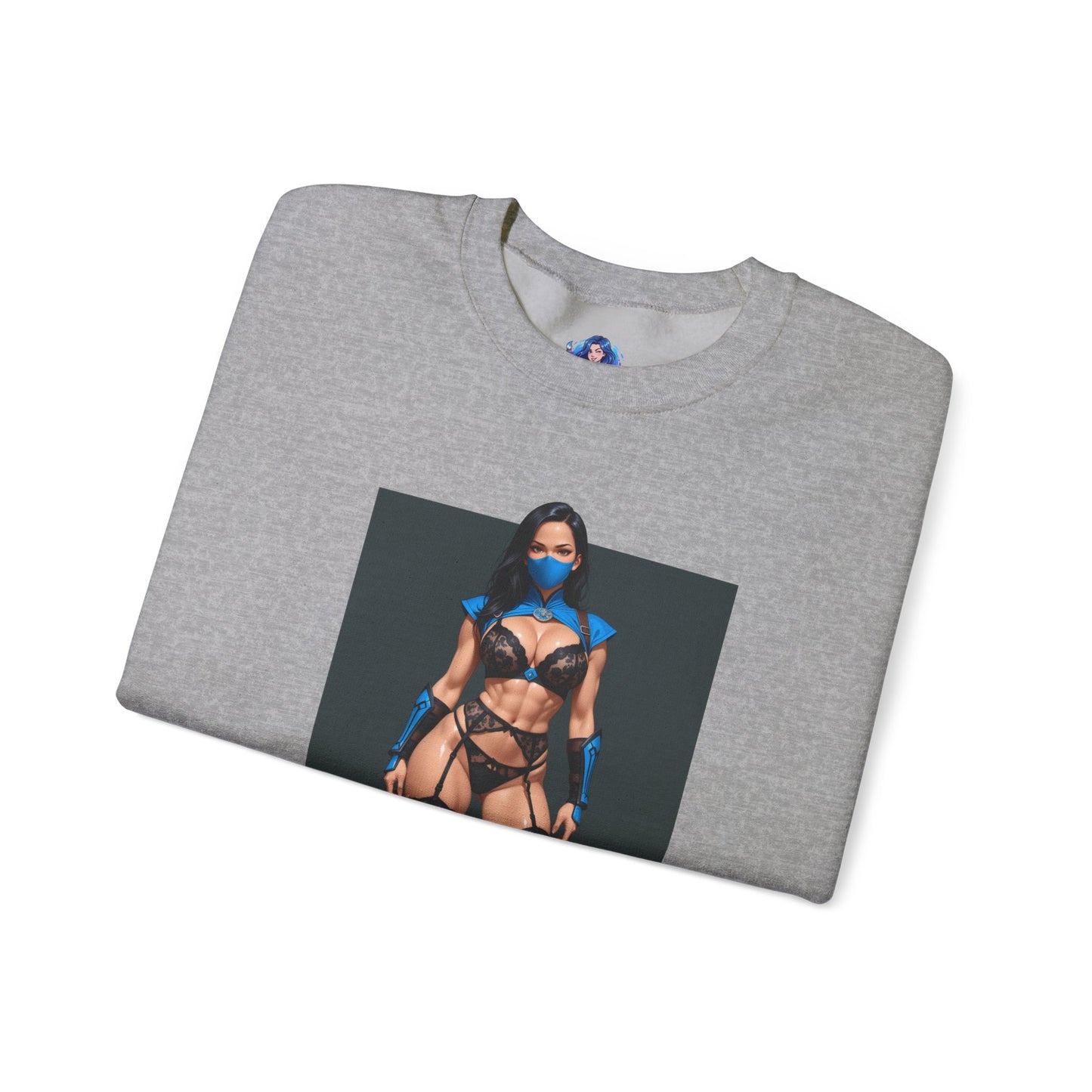 Толстовка Kitana Mortal Kombat, топ Edenian Warrior Crewneck, затишний ігровий вуличний одяг для колекціонерів