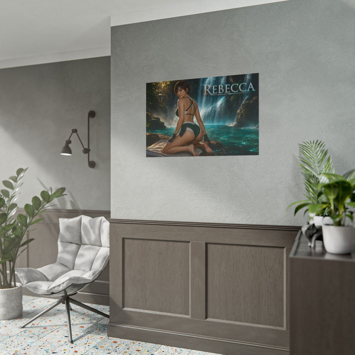 Rebecca Chambers Gaming Poster Wall Art Gamer Room Decor Collectible Print
