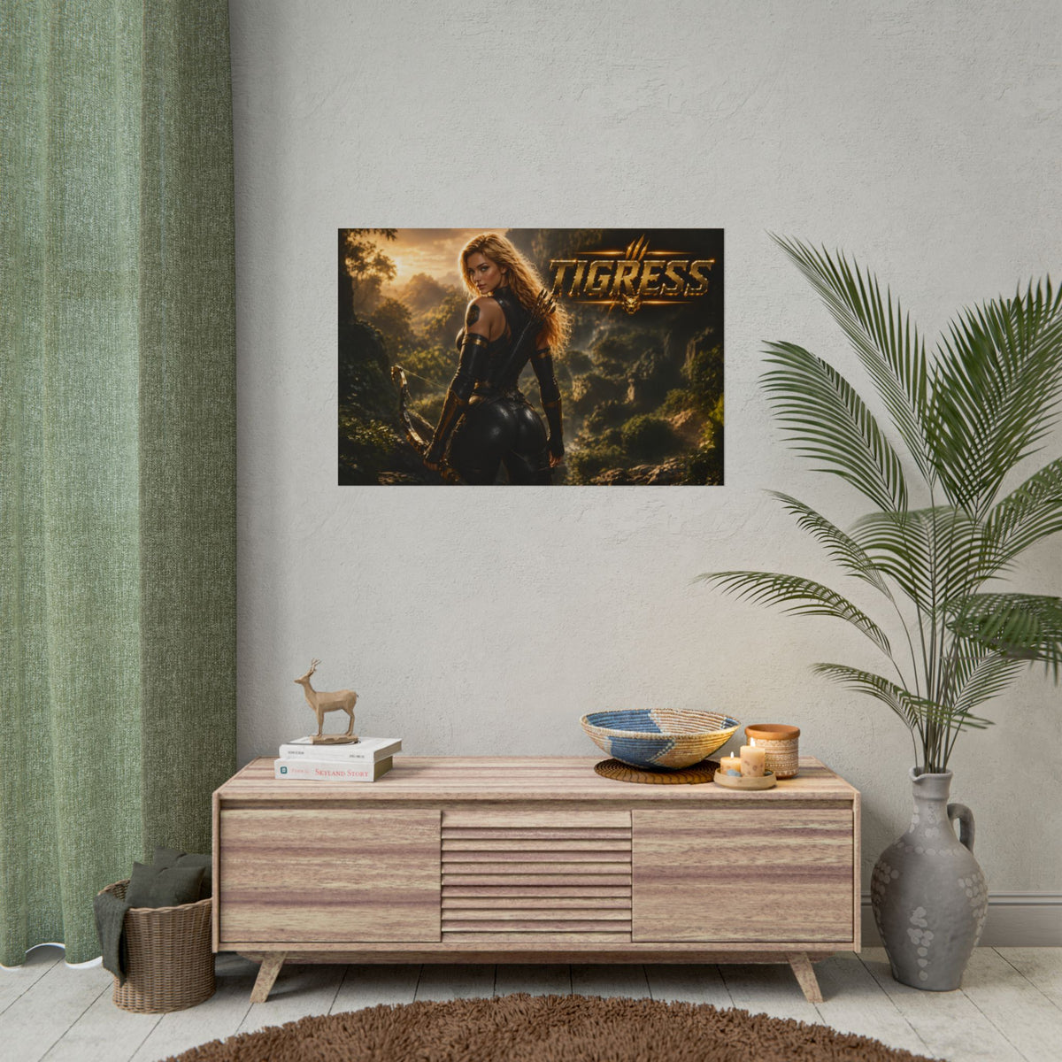 Tigress Comic Poster Character Wall Art Collector Room Decor Art Print