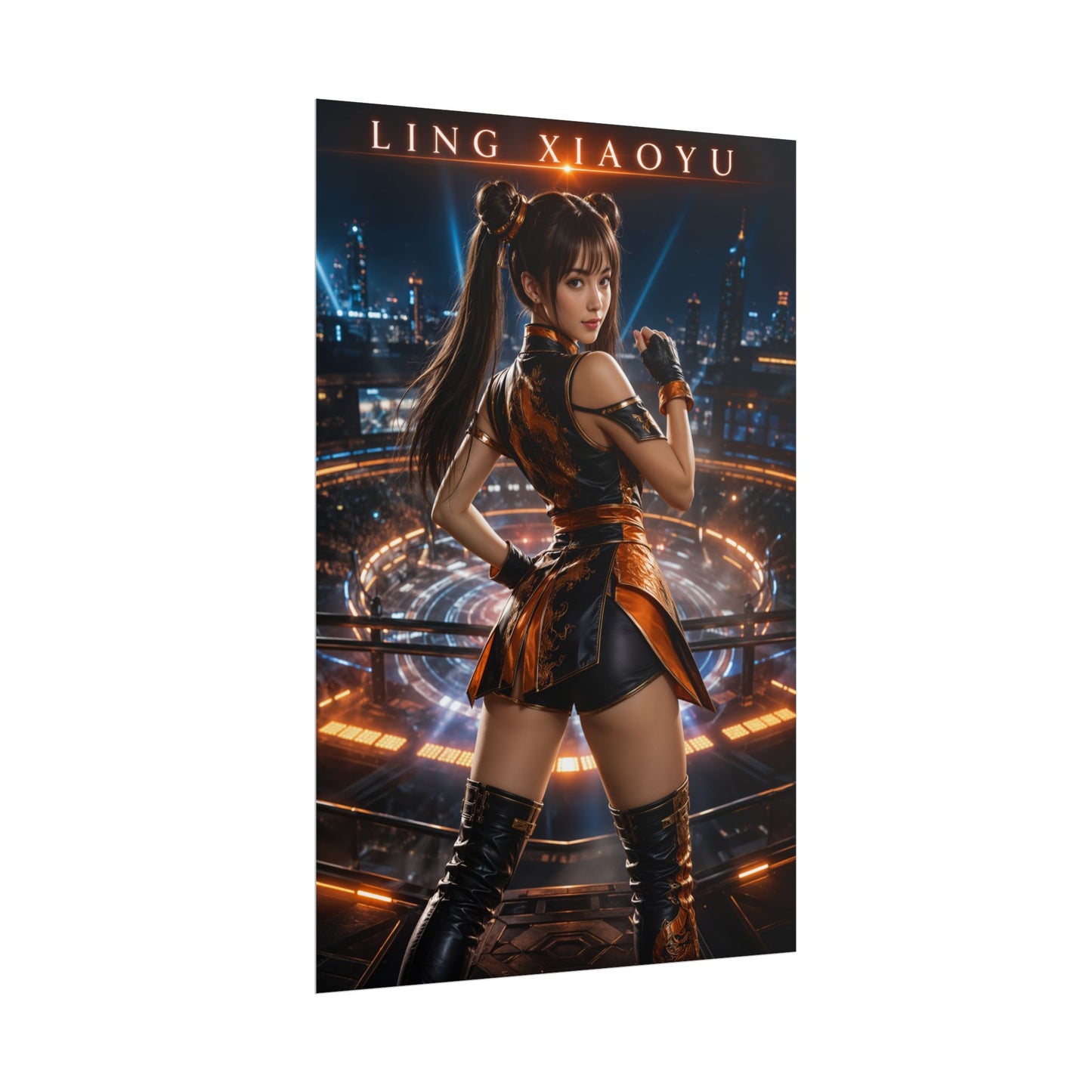 Tekken Ling Xiaoyu Poster Fighting Game Wall Art Print Decor