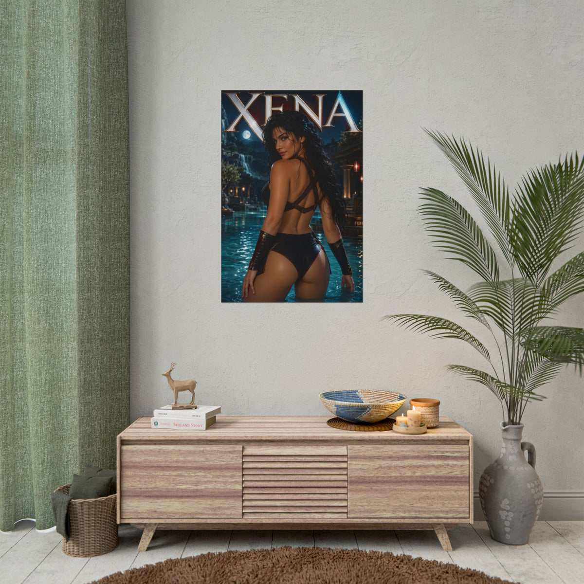 Xena Character Poster Warrior Princess Fantasy Room Wall Decor Collectible Art