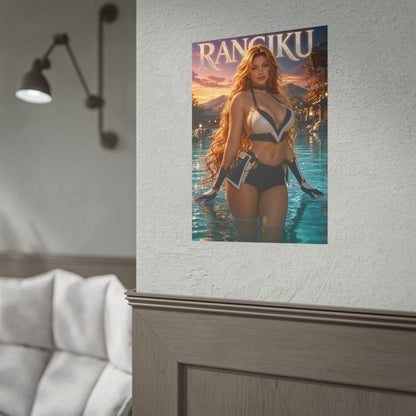 Rangiku Matsumoto Bleach Poster Anime Wall Art Manga Style Bedroom Room Decor