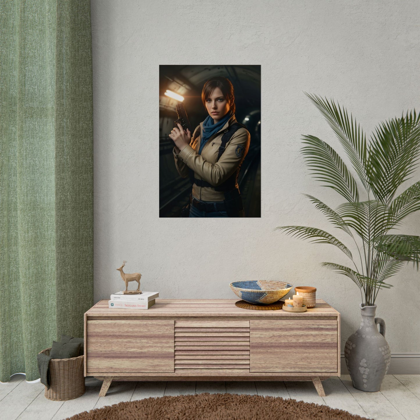 Sherry Birkin Poster – Resident Evil Wall Art Print, Survival Character Decor
