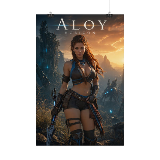 Horizon Aloy Fantasy Gaming Poster Video Game Wall Art Print