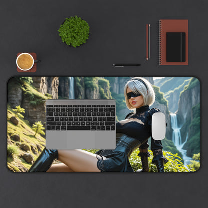 Килимок для столу 2B, ігровий килимок для миші Nier Automata, налаштування столу для дівчини з науково-фантастичним дизайном на Android