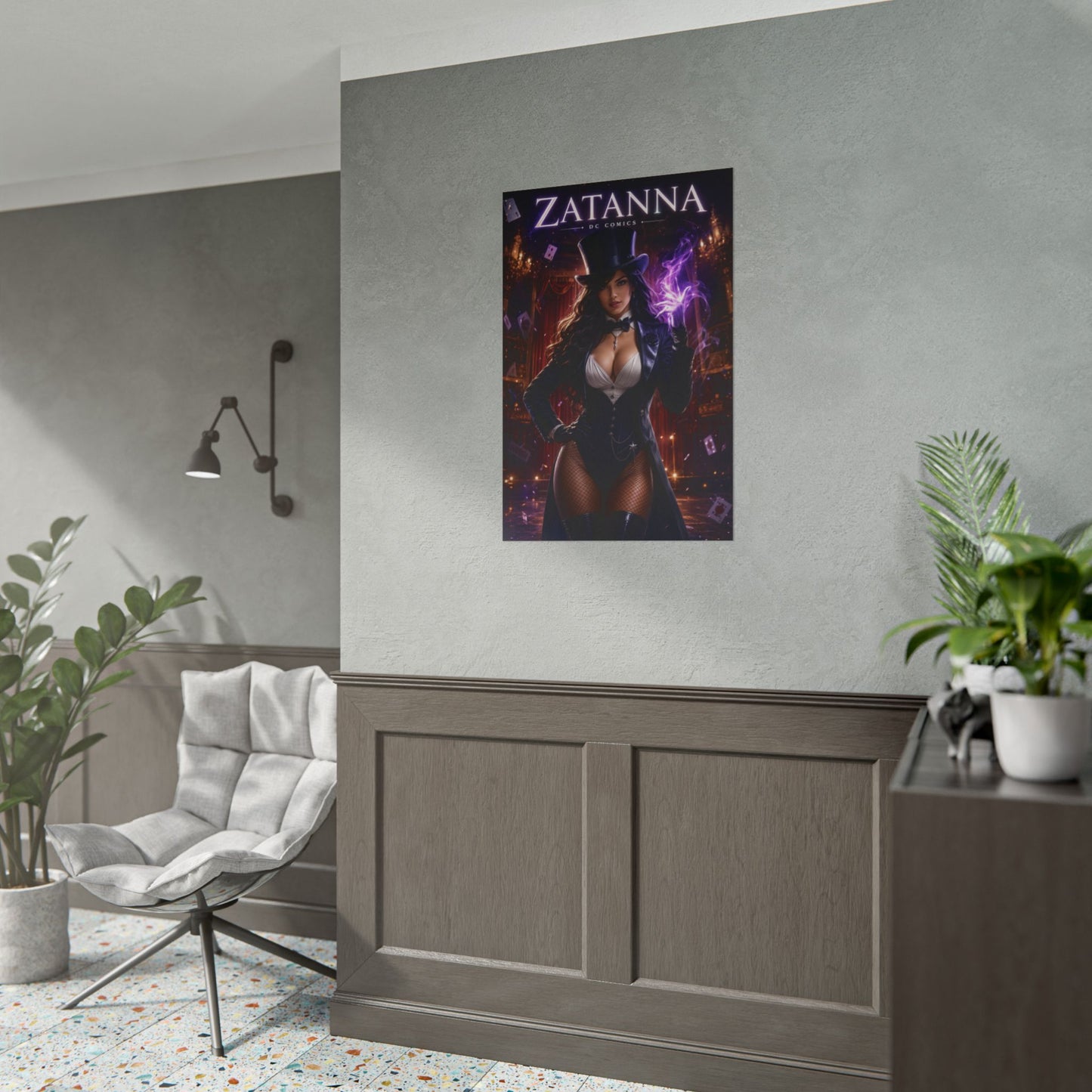 Zatanna Poster, DC Comics Wall Art, Magic Print, Superhero Decor