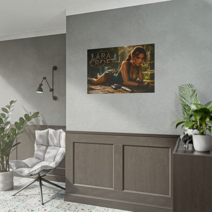 Game Room Decor Lara Croft Tomb Raider Poster Character Wall Art Gamer Gift