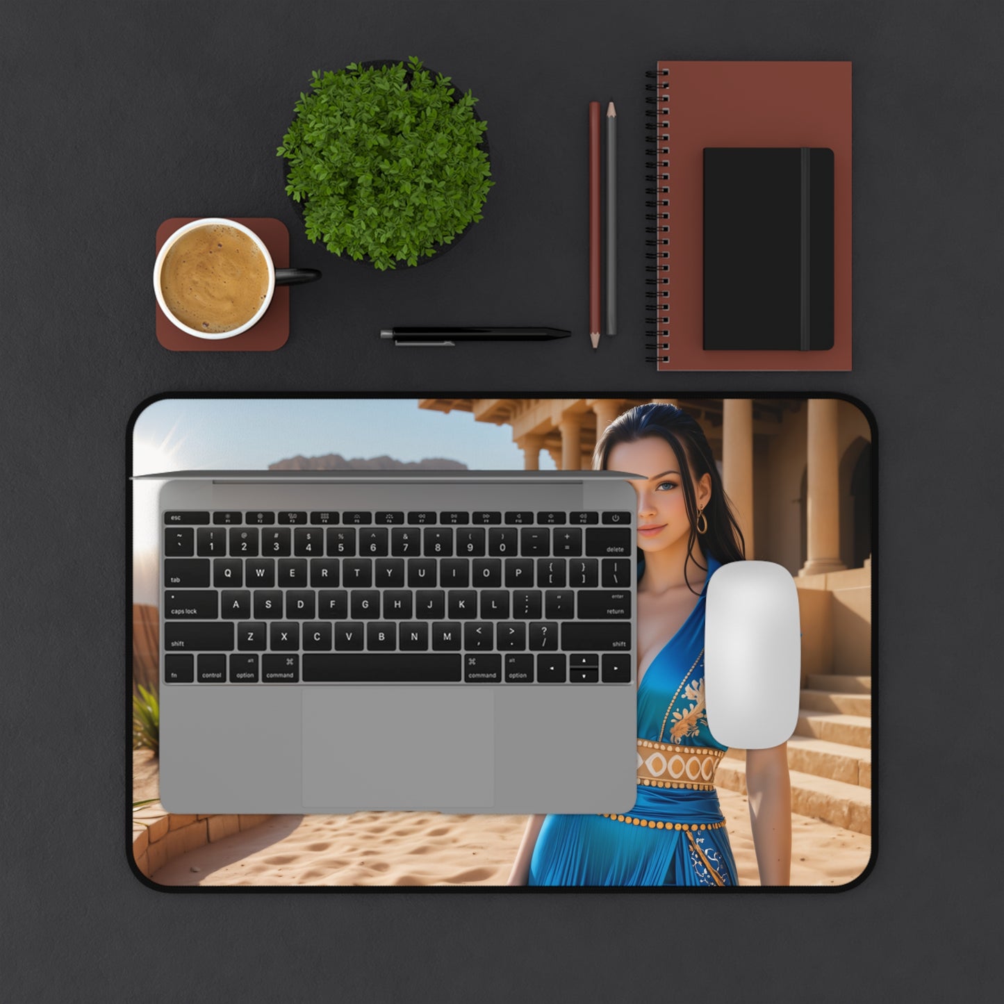 Килимок для столу Boa Hancock, килимок для миші для аніме-ігор, стильний настільний стіл у стилі піратської дівчини