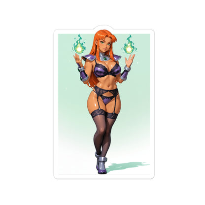 Наклейка Starfire – вінілова наклейка Teen Titan Heroin для ноутбуків та декору інтер'єру