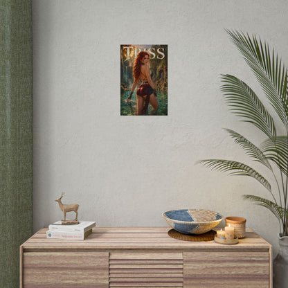 Triss Merigold The Witcher Wall Art Poster Fantasy Bedroom Decor Character Print