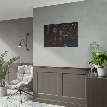 Scandal Savage Character Poster Comic Style Wall Decor Bedroom Collector Gift